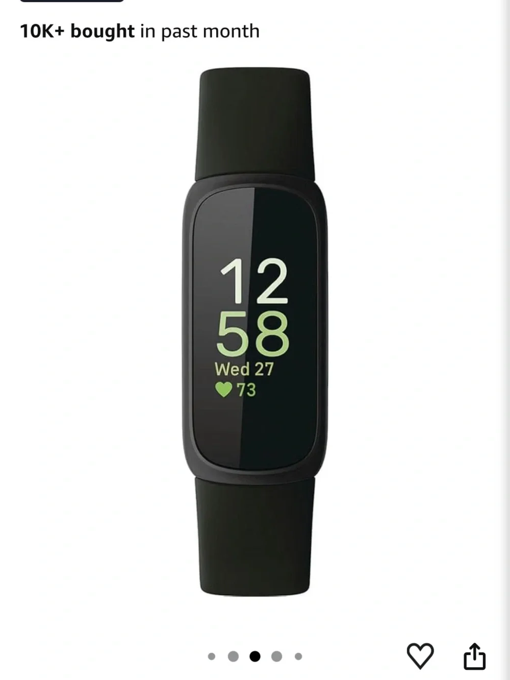 NEW-Fitbit Inspire 3 Fitness Tracker - Black - NWT